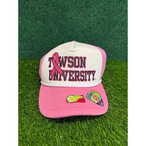 Women's Pink Towson University SnapBack Adjustable Hat NCAA